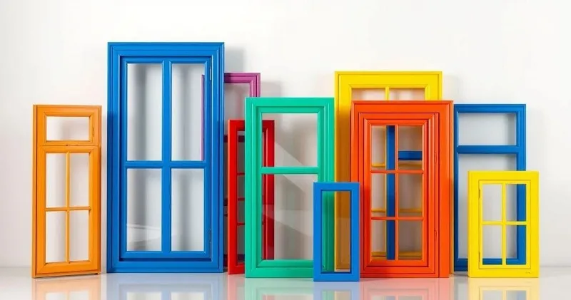 Imagem ilustrativa de Caixilharia pvc cores