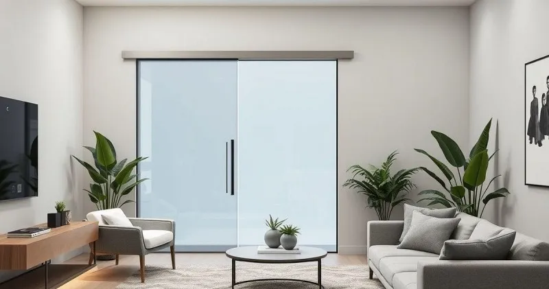 Porta de correr interna pvc
