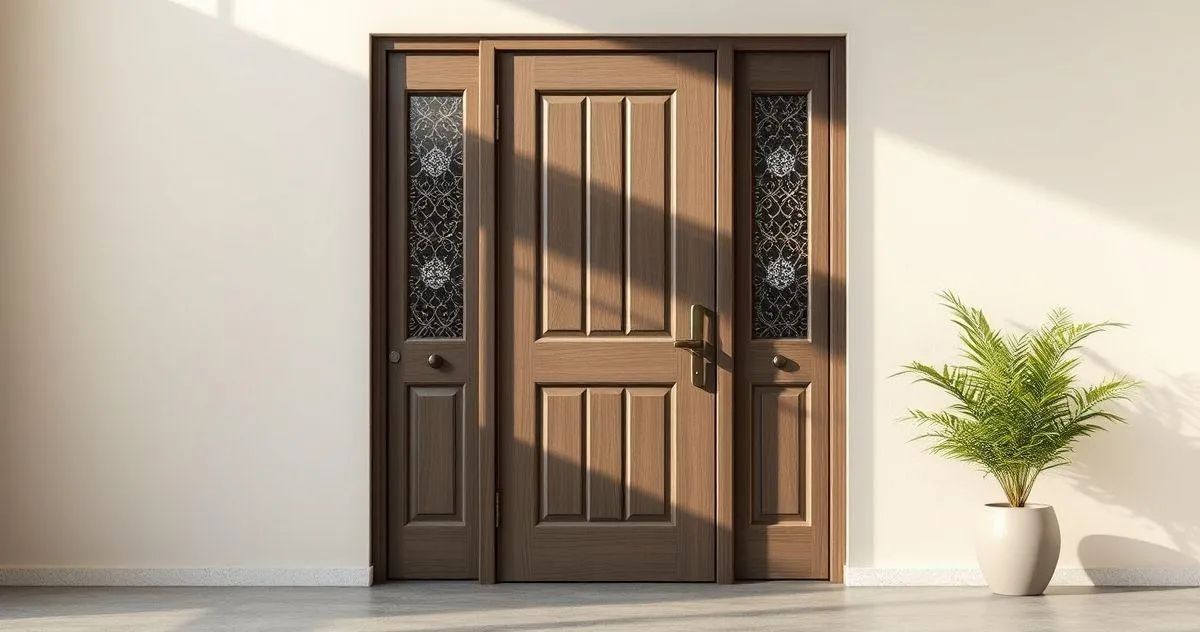 Porta em pvc externa