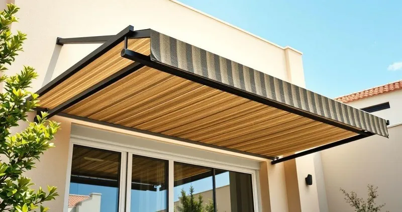 Toldo cortina articulado