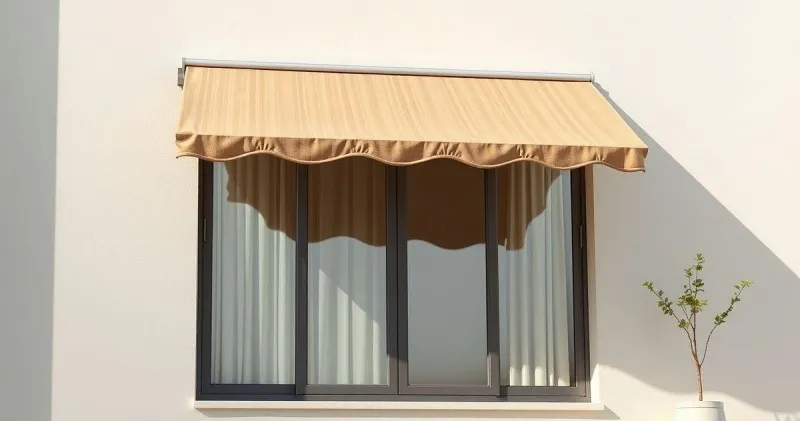 Toldo cortina retrátil para janela